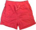 UNISEX Toddler and Mini French Terry Play Shorts w/Pockets, Red Berry