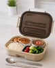 Bento Lunch Box, 6 PC Set, Wheat
