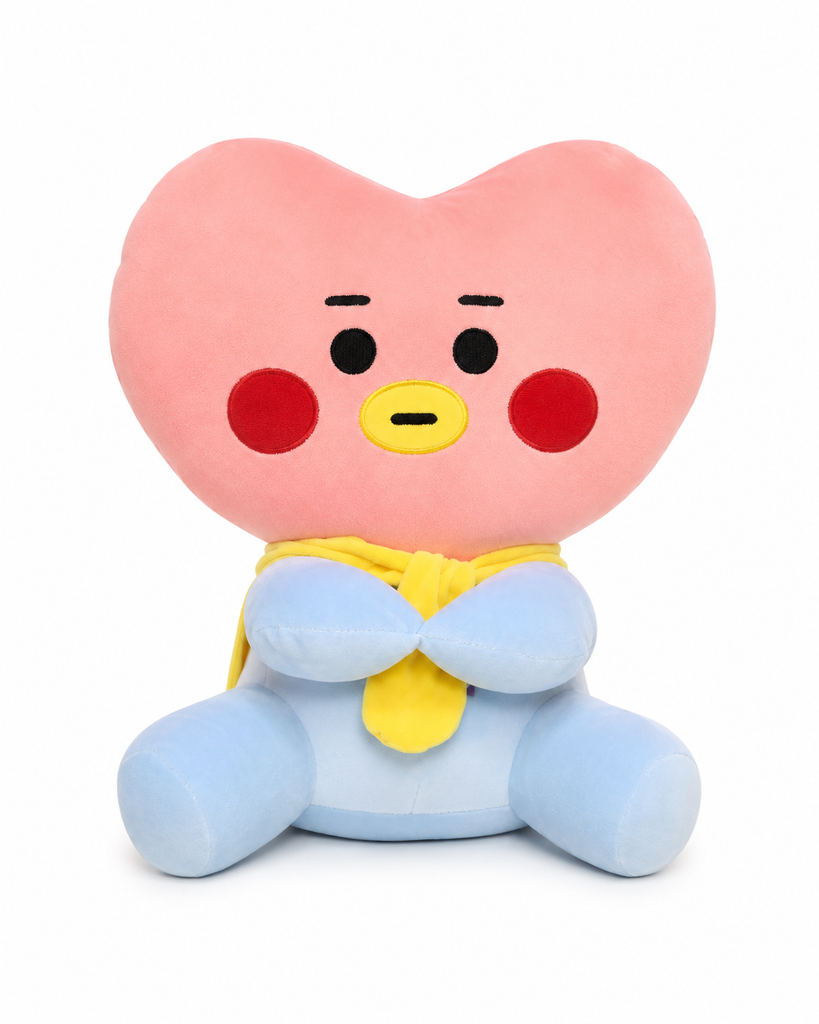 BT21 Plush Toy, 12"-15" Large Tata Heart Prince (BTS V, Kim Taehyung)