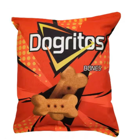 Dog Scrunchie Chew Toy - Chip Bag & Squeaker, Dogritos