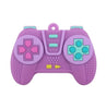 Silicone Teether Toy, Video Game Controller, Purple