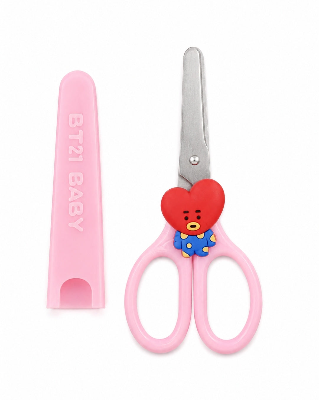 BT21 Student Scissors w/Cover - TATA