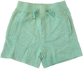 UNISEX Toddler and Mini French Terry Play Shorts w/Pockets, Palm Green