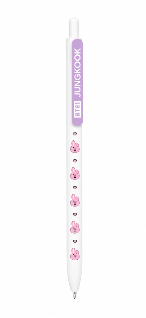 BT21 Ballpoint Retractable Pen - Cooky Bunny - Jungkook