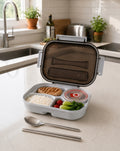Bento Lunch Box, 6 PC Set, Sky Blue