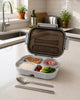 Bento Lunch Box, 6 PC Set, Sky Blue