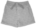 UNISEX Toddler and Mini French Terry Play Shorts w/Pockets, Light Grey
