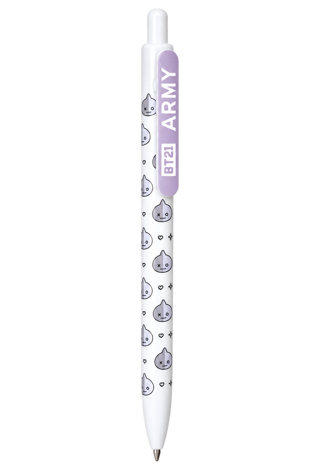 BT21 Ballpoint Retractable Pen - Van Robot - ARMY