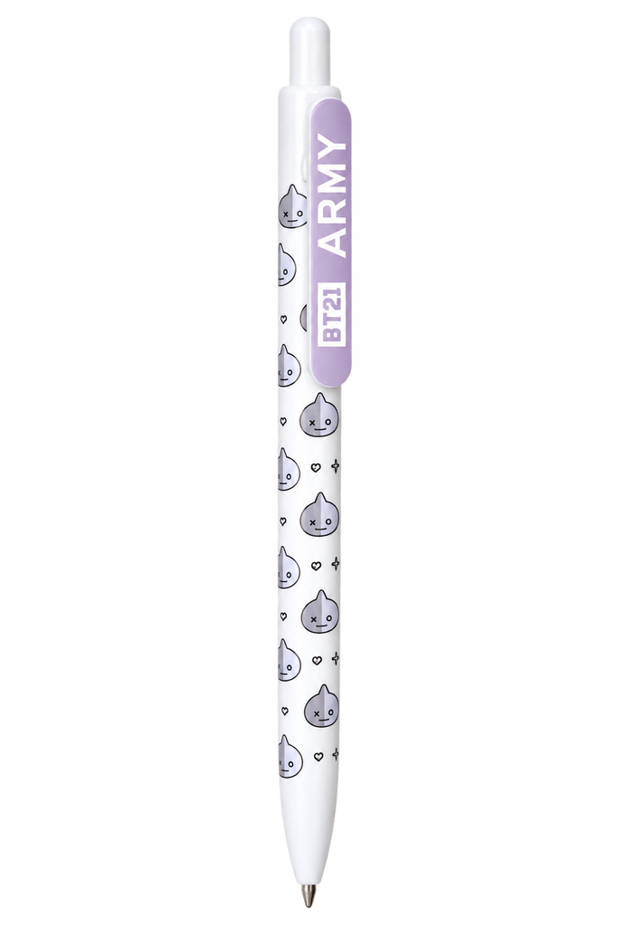 BT21 Ballpoint Retractable Pen - Van Robot - ARMY