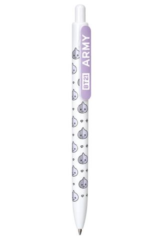 BT21 Ballpoint Retractable Pen - Van Robot - ARMY