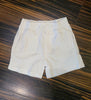 UNISEX Toddler and Mini French Terry Play Shorts w/Pockets, White