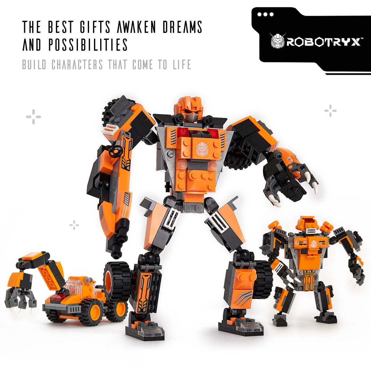 3-in-1 robot building block set, Tangryp, view 7
