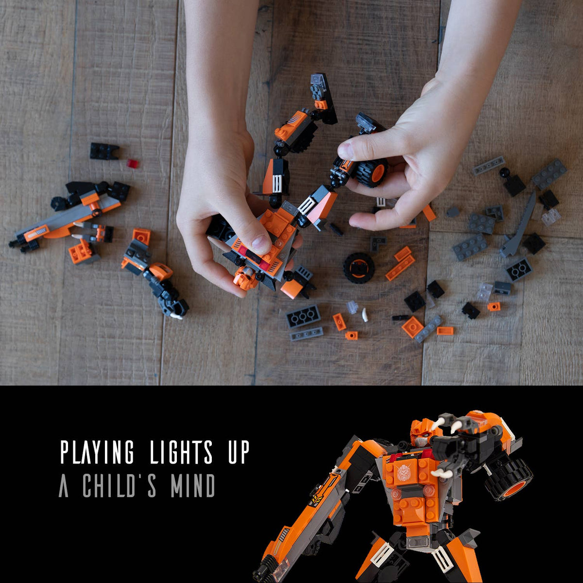 3-in-1 robot building block set, Tangryp, view 9