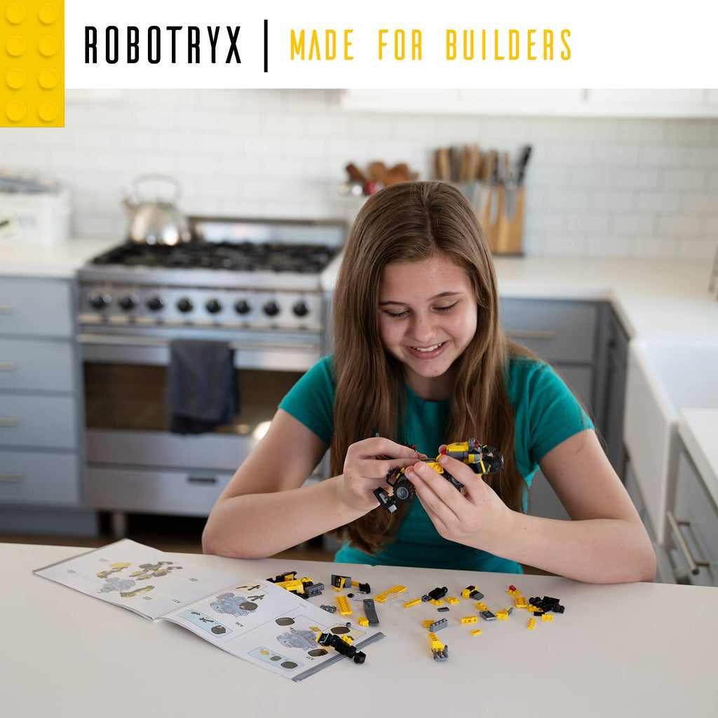 3-in-1 robot building block set, Zakarpian, view 3