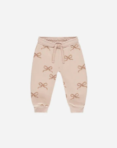 Rylee + Cru Mini Girls Jogger Sweatpant - Bows