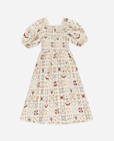 Rylee + Cru Mini Girls Della Dress - Folklore