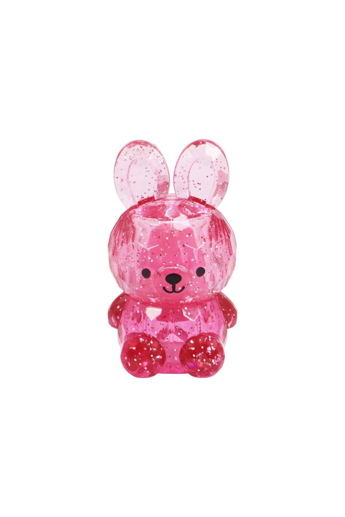 Prism bunny rabbit moisturizing lip balm, dark pink bunny