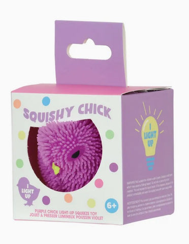 Little Purple Chickie Light Up Squishy Toy