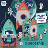 3D Puzzle and Play Set - Spaceship
