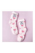 The Creme Shop Hello Kitty aloe infused plush socks, pink, pair