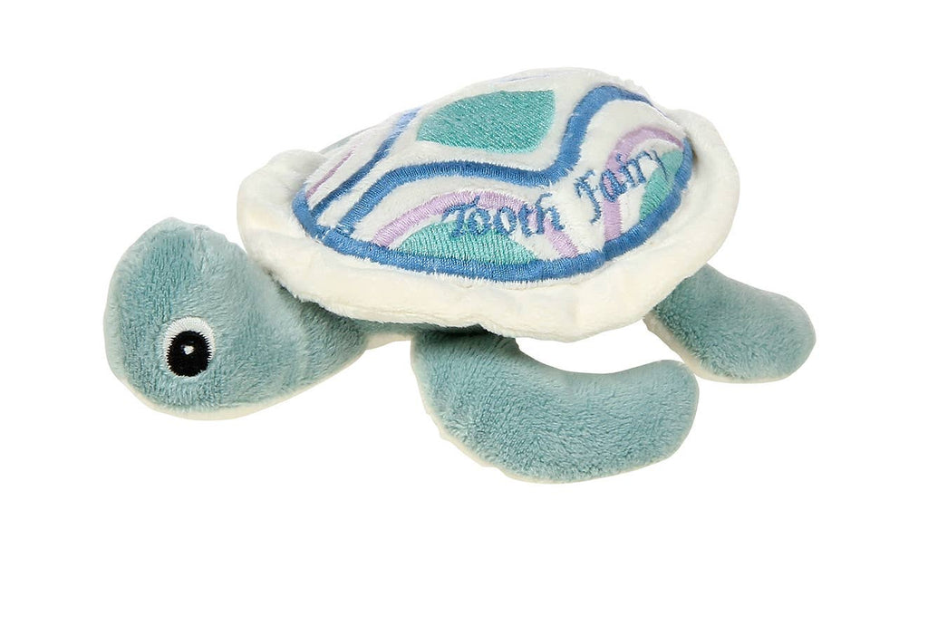 Tooth fairy pocket plush, sea turtle, front view