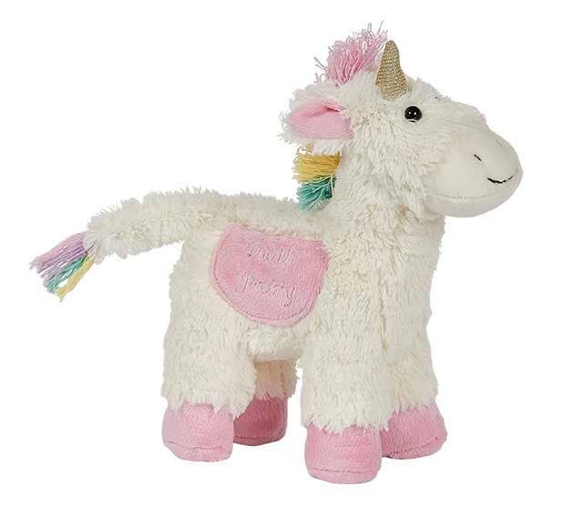 Tooth fairy pocket plush, trixie the unicorn, front view