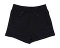 Kids French terry play shorts, black