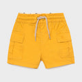 1240 Mayoral Boys Mango Bermuda Shorts, Adjustable Waistband, Two Front Pockets