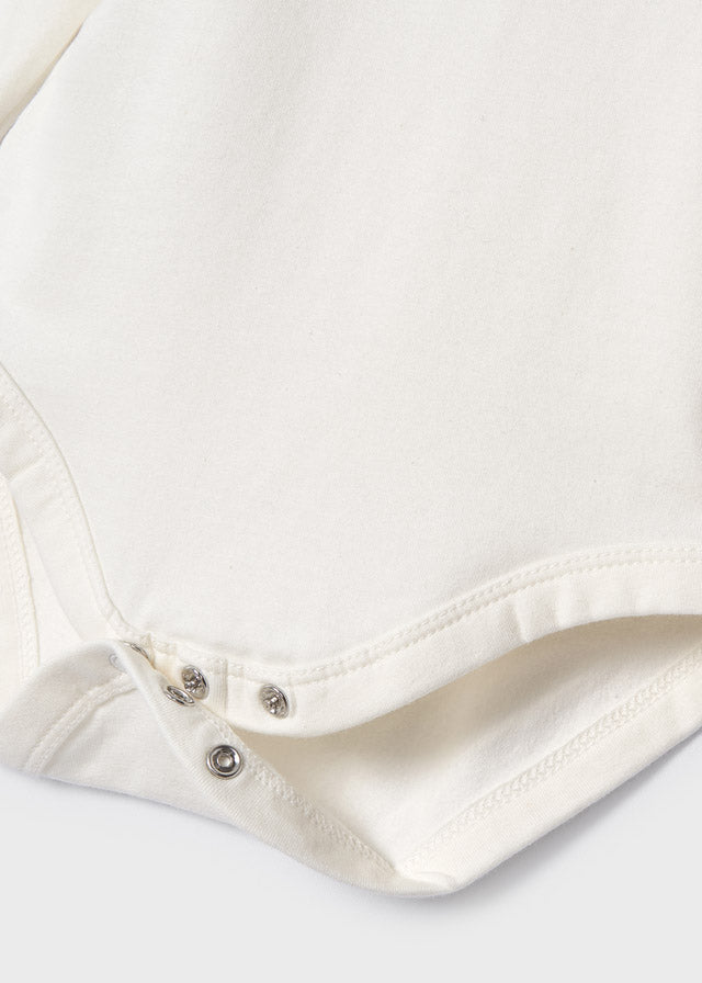 Girls Mayoral Off-White Snap Bodysuit, Eco-Friendly Snap Bodysuit