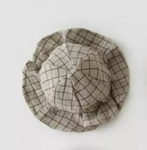 Sun Hat Soft Stretch Elastic Cotton Muslin Fabric, Earth Tone, toddler sun hat