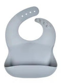 Silicone Meal-Time Feeding Dinnerware, Fox, Grey