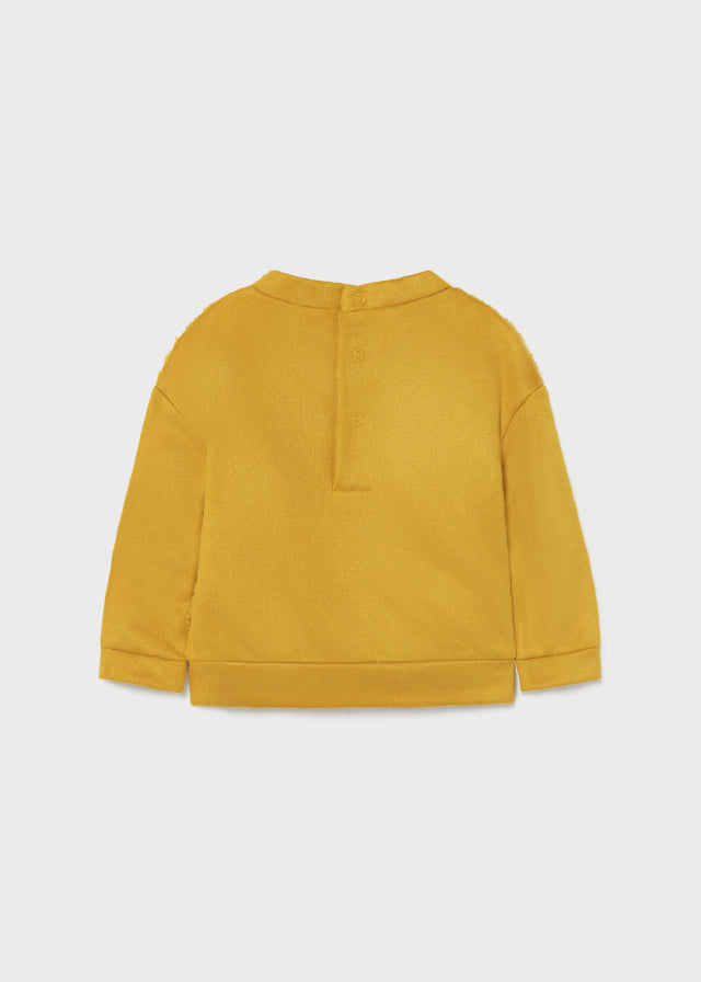 Pullover Sweater Girls Mayoral, Long Sleeve, Elasticated Cuffs, Back Button Fastenings