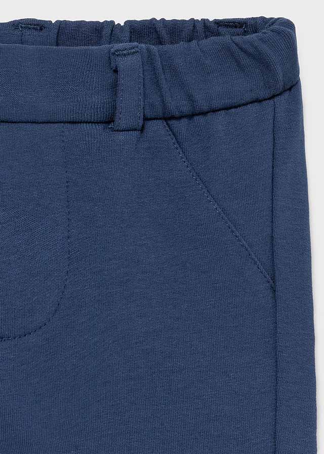 2518 Mayoral Boys Soft Fleece Pants, Navy Blue