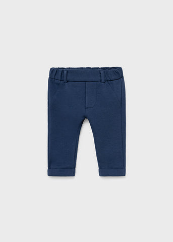 2518 Mayoral Boys Soft Fleece Pants, Navy Blue