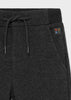 Adjustable Drawstring Charcoal Dress Pants, Mayoral Boys, Front Pockets
