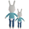 Cuddle+Kind Heirloom Hand-Knit Dolls, Benedict the Bunny (two sizes available)
