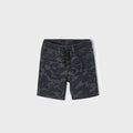 Mayoral Boys Soft Denim Camouflage Shorts, Adjustable Waistband, Bermuda Shorts, Functional Front Pockets