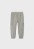 3520 Mayoral Mini Boys Relaxed Lounge Cargo Sweatpants, Fossil Lt Grey