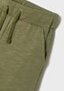 Adjustable Drawstring Mayoral Girls Green Jogger Pants, Functional Pockets