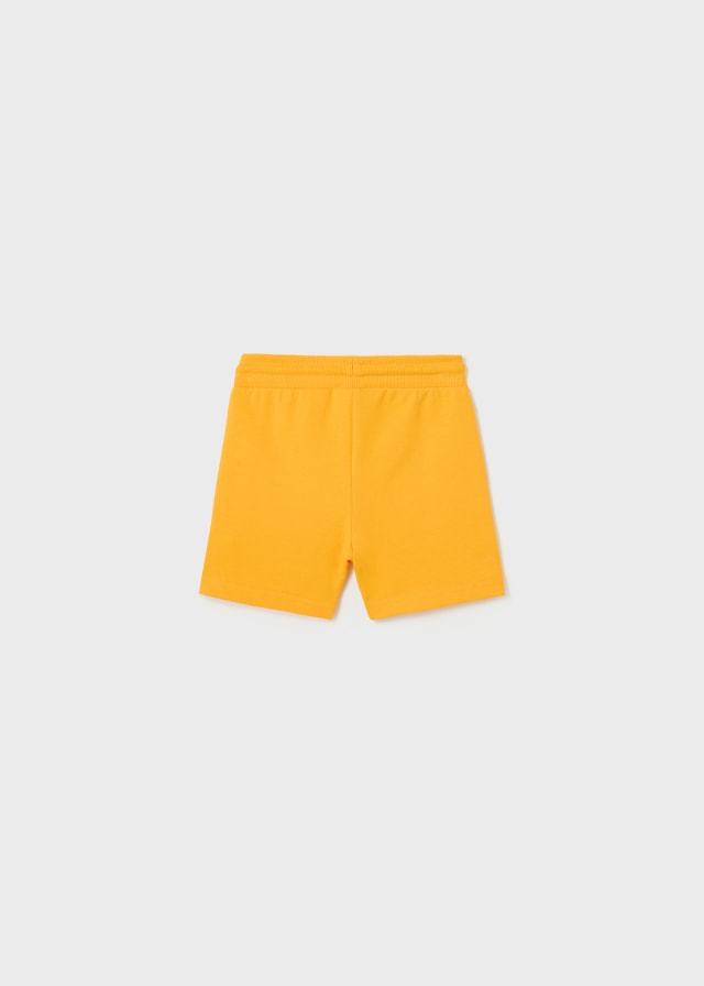 621 Mayoral Fleece Play Shorts, Amber back