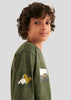 Mountains Graphic Printed Long Sleeve T-Shirt, Boys Mayoral, Eco-sustainable