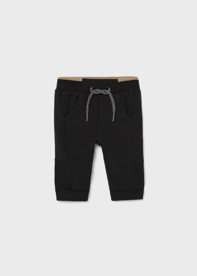 Mayoral Boys Basic Fleece Adjustable Trousers, Elasticated Waistband, Front