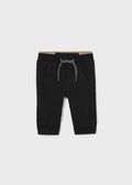 Mayoral Boys Basic Fleece Adjustable Trousers, Elasticated Waistband, Front