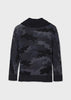 Knitted Shawl Collar, Boys Mayoral Long Sleeve Sweater, Petroleum/Dark Grey 