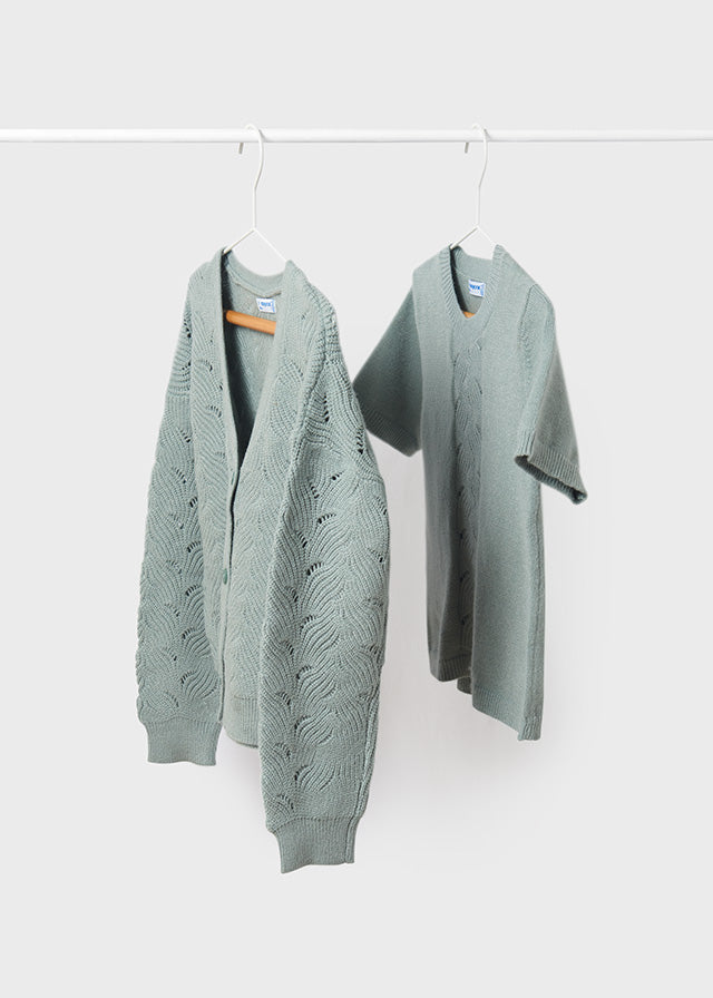 7382 Mayoral Girls Shirt w/ Cardigan Set, 2 PC Set, Aquamarine – Bubble  Belly moms | babies | kids