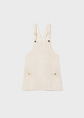Mayoral Girls Corduroy Overall Skirt/Dress, Front Pockets, Adjustable Straps, Front