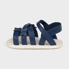 9408 Navy Butterfly Straps, Velcro Strapped Soft Sole