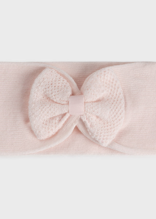 Girls Mayoral Knitted Design Headband, Bow 