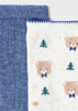 Eco-Sustainable Mayoral Boys Bear Patterned and Blue Socks