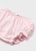 9579 Mayoral Ruffled Lace Bloomer Diaper Cover, Pink details